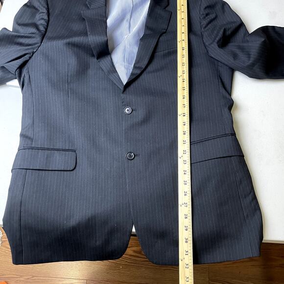 Tommy Hilfiger Black Pinstripe Jacket - Picture 6 of 8